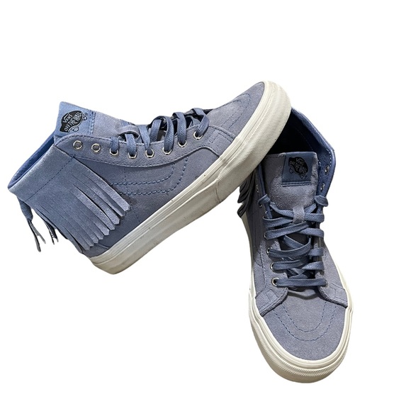Vans Shoes - Vans Sk8-hi fringe suede moccasin sneaker